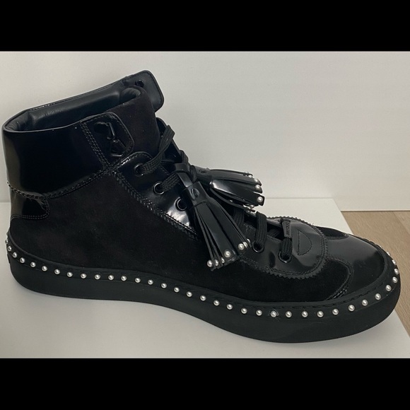 Jimmy Choo Mens Argyle Sneakers - Picture 5 of 7